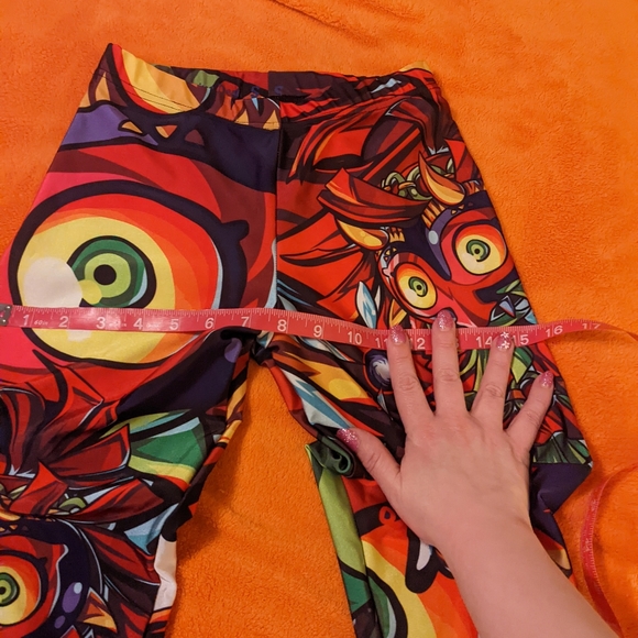 Living Dead Majora's Mask Skull Kid Leggings Small OOP - Picture 4 of 8